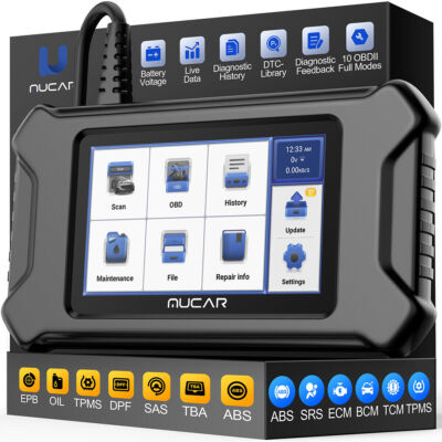 MUCAR CS6 Profi Auto Diagnosegerät Scanner OBD2 KFZ ABS SRS ECM TCM BCM TPMS New