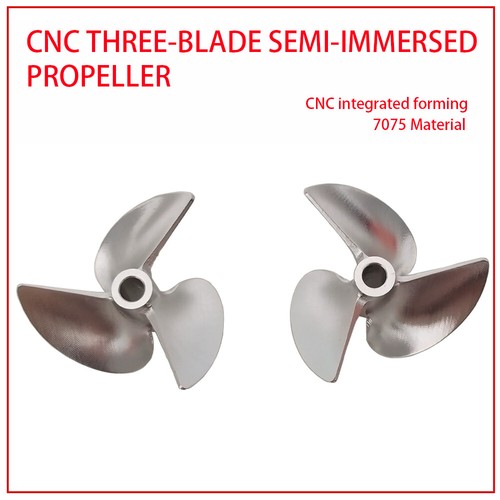 RC Boat L/R Hand Propeller CNC 4.76mm 3/16" 42mm P1.6 Prop for RC Speed Boat CMt - Picture 8 of 16