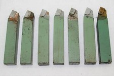 7x HM - Seiten-Drehmeißel - NAREX - 25 mm - gerade - rechts - S123 - NEU