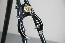 Bike Bicycle Lock Pad Lock Wheel Lock Vintage Style Iron Black