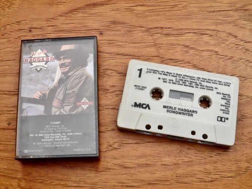 Merle Haggard ♫ Songwriter ♫ MCA Records Dolby Cassette Tape - Picture 2 of 3