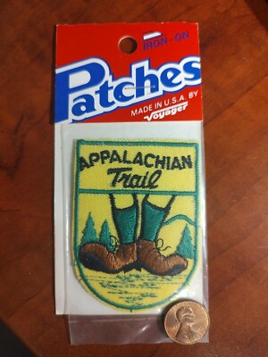 Vintage Voyager Appalachian Trail Embroidered Patch Hiking NEW Iron-On or Sew