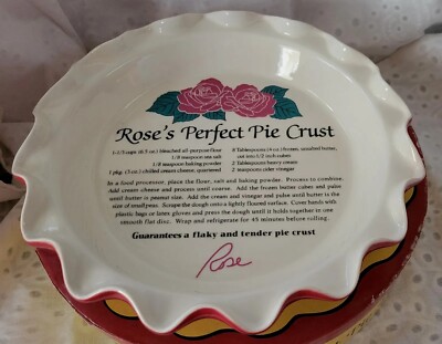 Rose’s Perfect Pie Plate with recipes and original box
