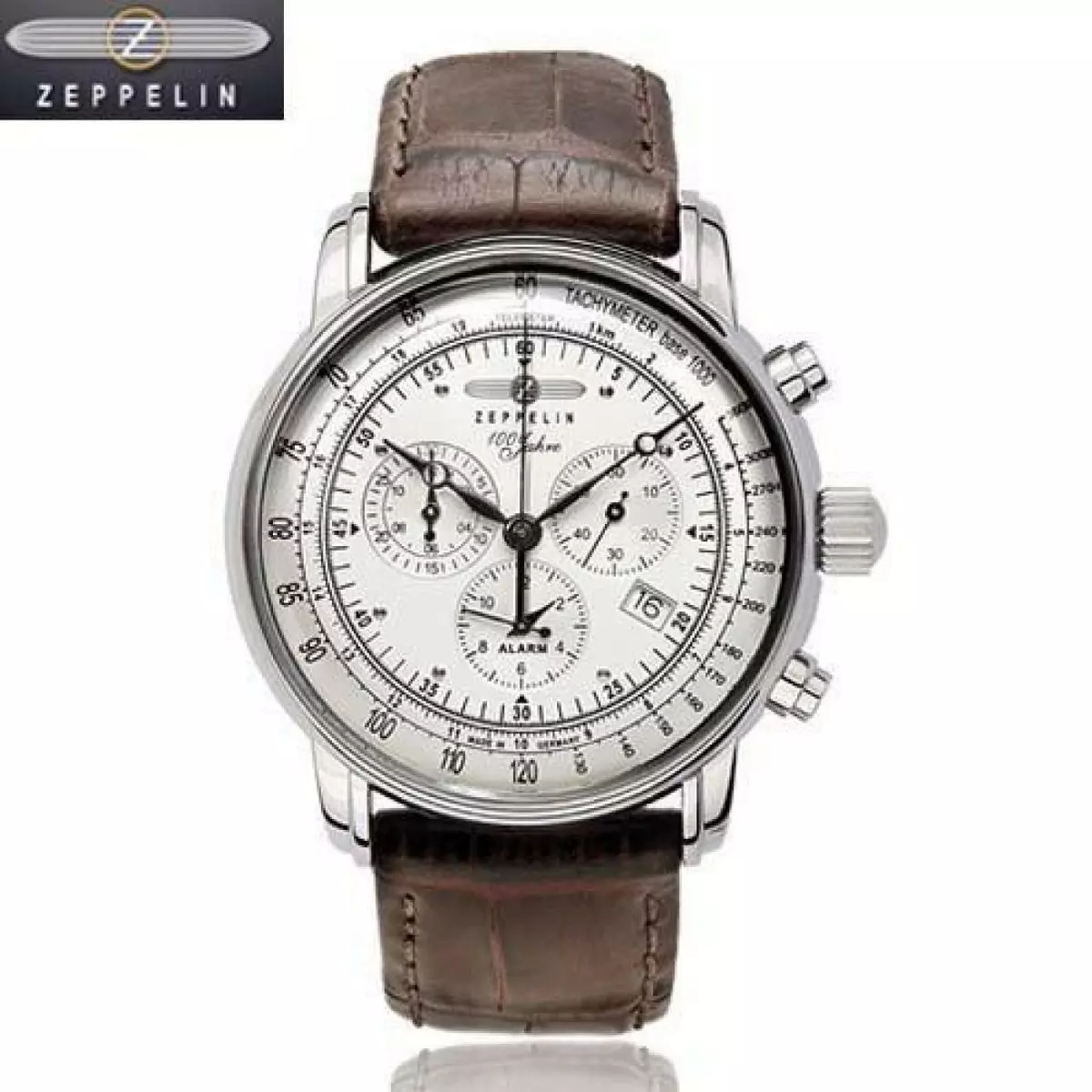 Zeppelin Watch 7680-1N Special Edition 100 Years ZEPPELIN Men's 12-hour alarm
