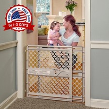 Puerta para beb s para escaleras, Incluye soportes de pared 26" de alto, arena 