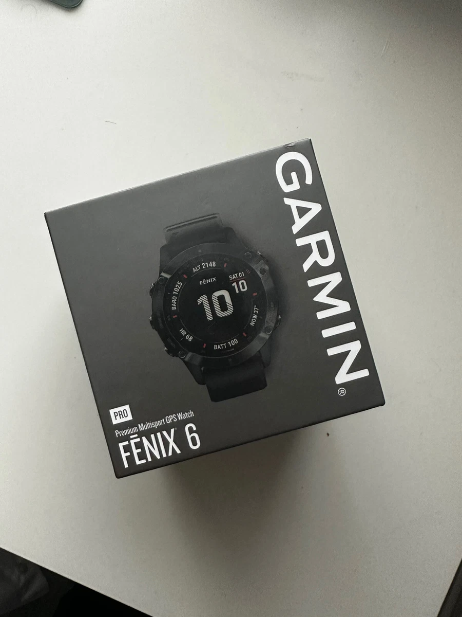 Garmin f nix 6 Pro Black Stainless Steel Men s Smartwatch 010