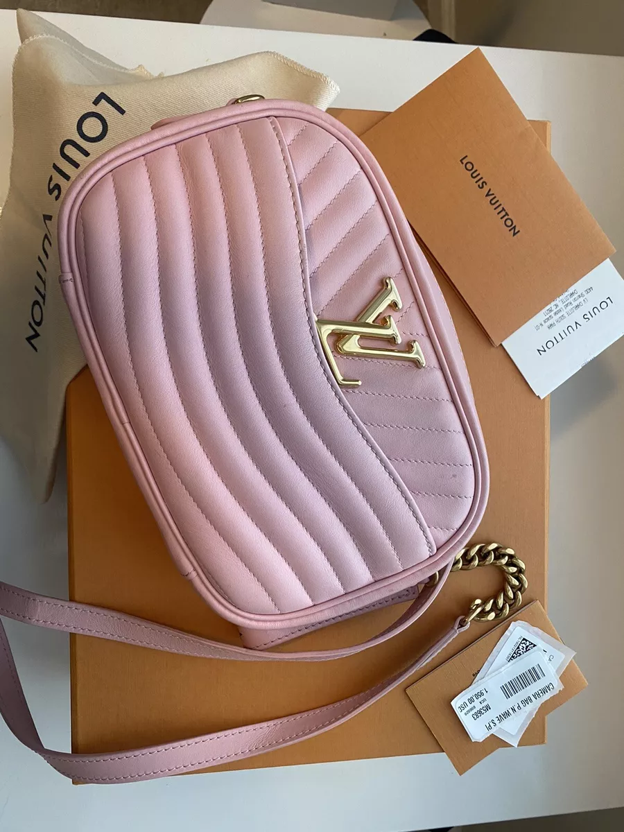 Authentic LOUIS VUITTON New Wave Camera Bag Shoulder Bag, Pink, Super Cute!!