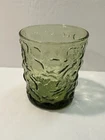 Vintage Anchor Hocking Green LIDO MILANO Avocado Flat Glass Juice 7oz Short
