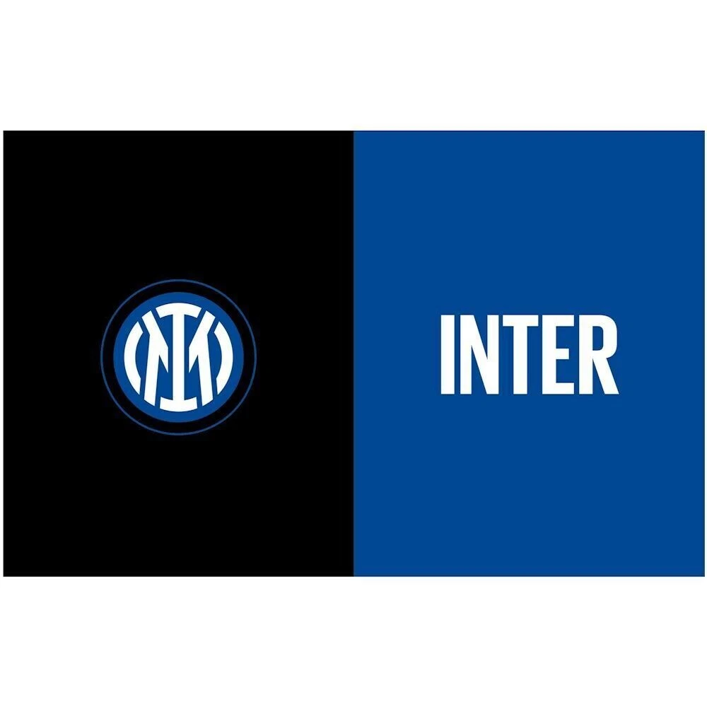 bandiera campioni inter poliestere 1,5x2m a scacchi stampato