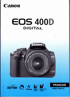 Canon EOS 400D Digital  Bedienungsanleitung Französisch N.B.190