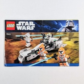 Lego Star Wars 7913 Clone Trooper Battle Pack 2011 Instruction Manual ONLY