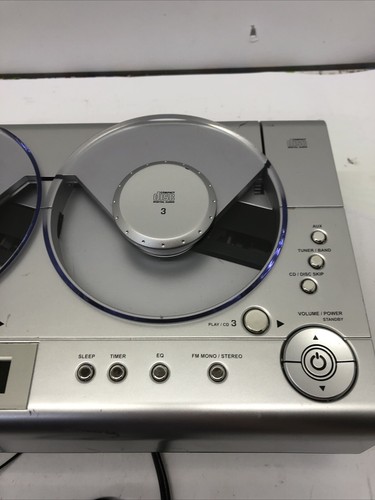 Emerson MS3103 Triple Linear 3 CD Player and AM/FM Radio TESTED WORKING - Picture 2 of 15