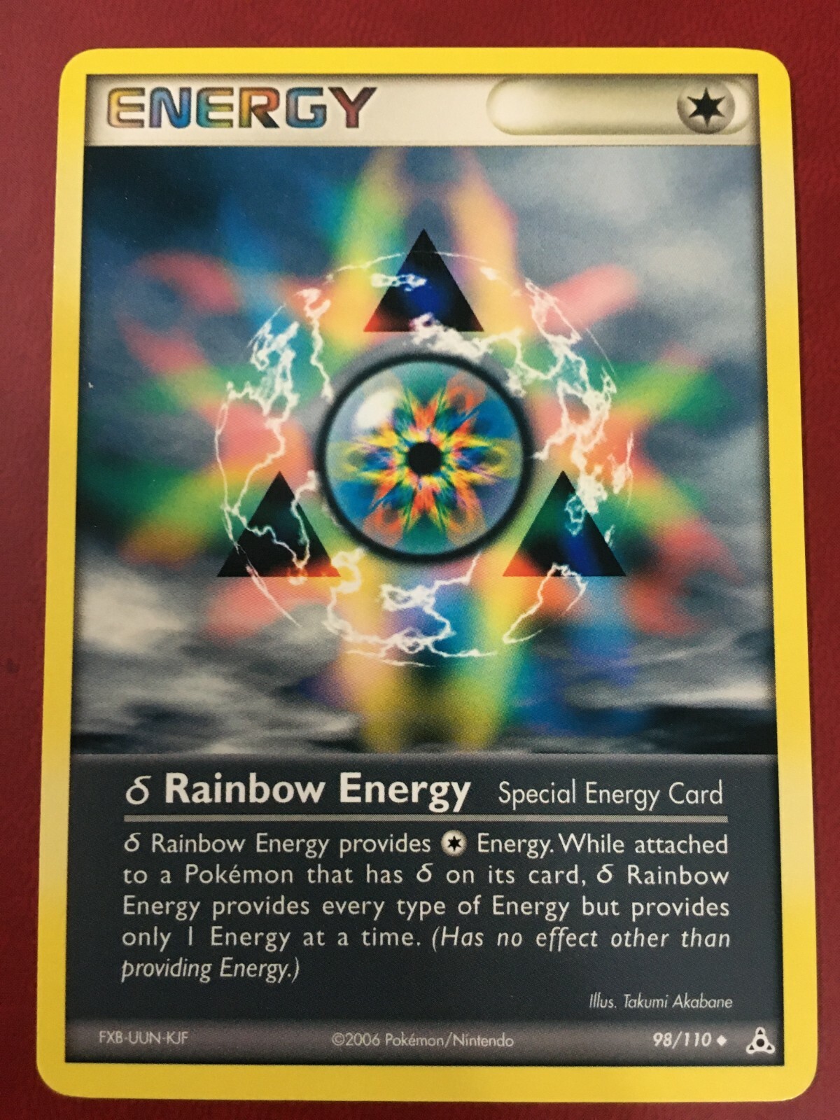 POKEMON RAINBOW ENERGY 98/110 EX HOLON PHANTOMS UNCOMMON NEAR MINT | eBay
