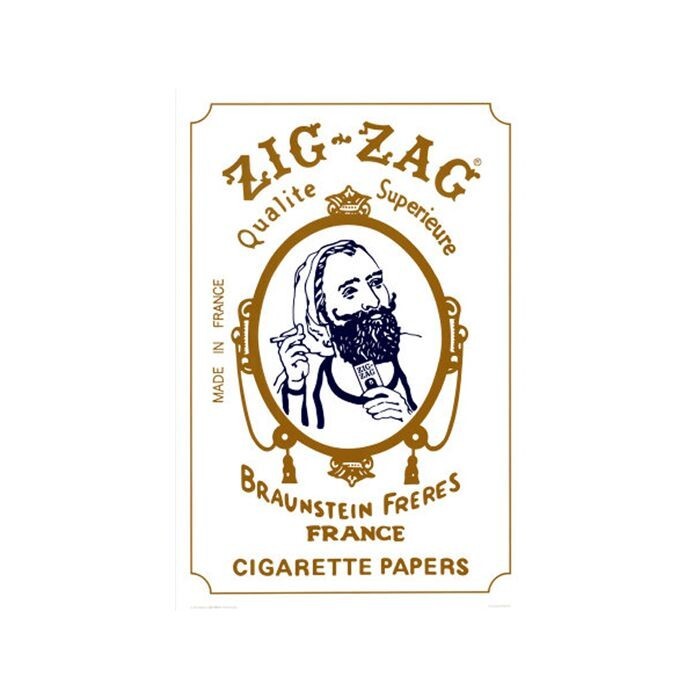 ZIG ZAG CIGARETTE ROLLING PAPERS POSTER NEW 24X36 FREE SHIPPING | eBay