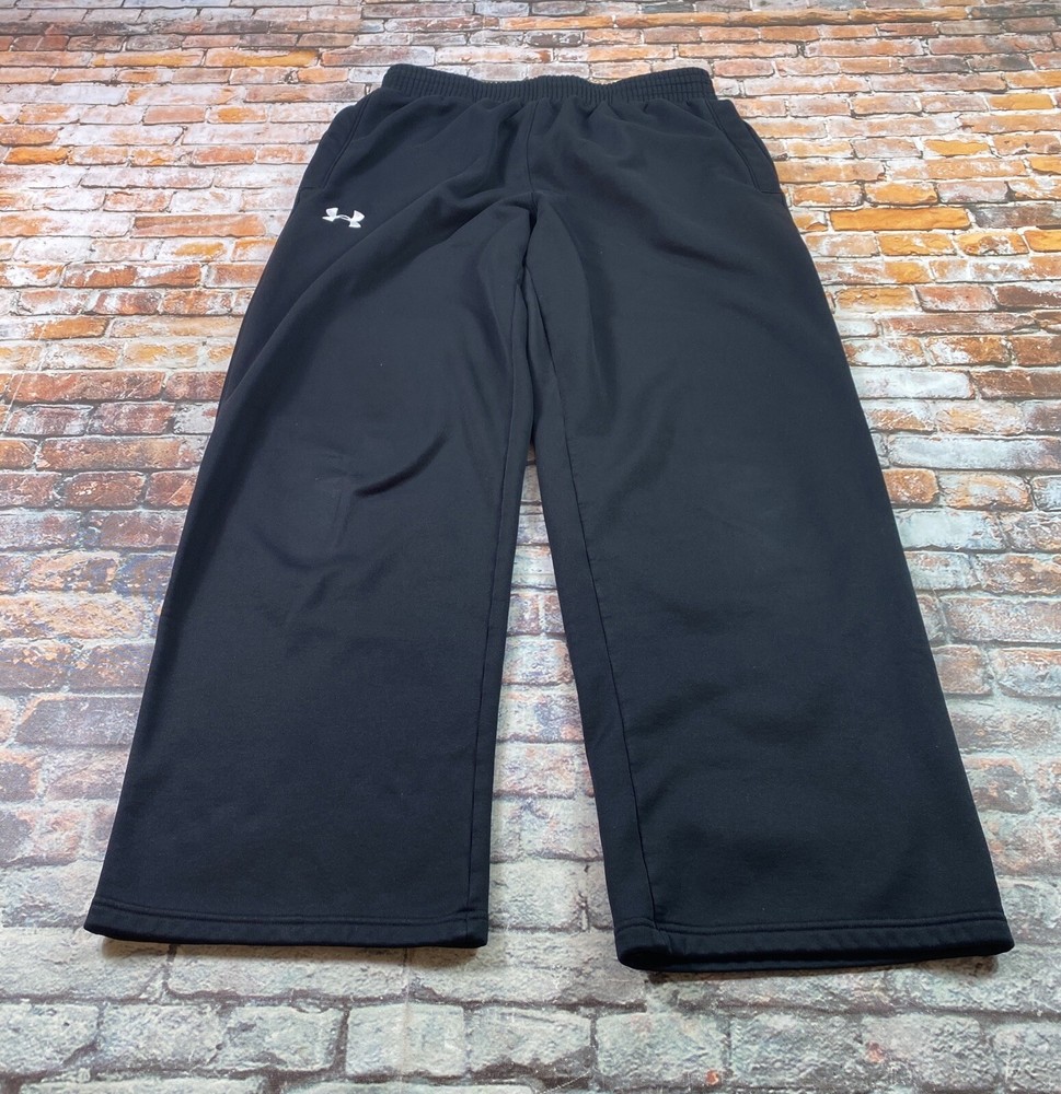 Under Armour Mens M Black Performance Workout Gym Training Pants