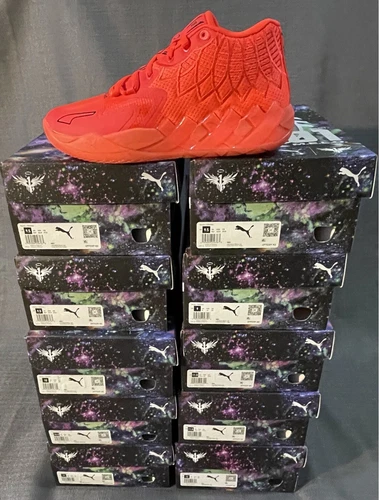 Brand New LaMelo Ball x Puma MB.01 Red Men Basketball Shoe 377237-02 Size 11.5