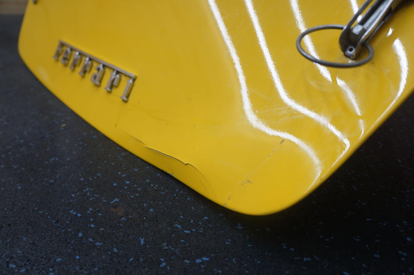 Rear Engine Lid Bonnet Hatch Yellow Y83854511 Ferrari 458 Challenge *Note*