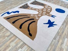 New design Hand tufted modern rug Wool Area Rug for living room handmade Nz wool