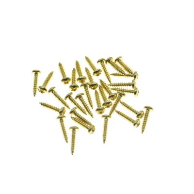KAISH Stainless Steel American #2 or #3 Phillips Guitar Tuning Key Machine Head Screws