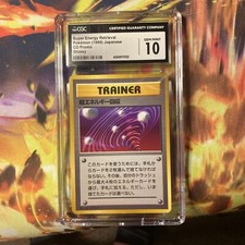 Pokemon Card - Japanese Super Energy Retrieval CD Promo Glossy Trainer CGC 10