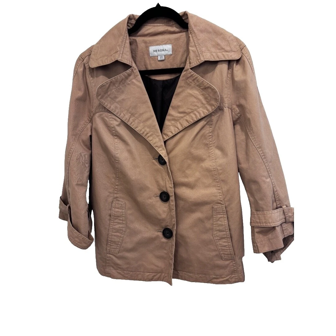 Merona Marrón abrigos, chaquetas y chalecos para Mujeres