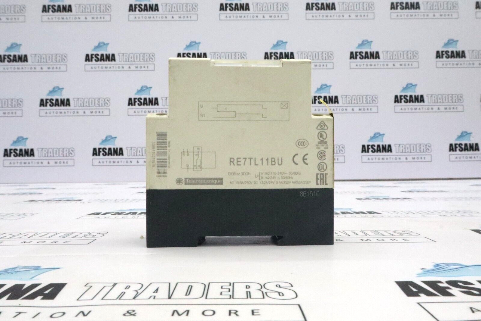 Schneider electric re7tl11bu on delay timer relay t0.05s-300h