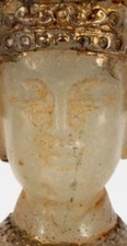 Extremely Rare Artifact! Natural Untreated Glassy Jadeite Jade Statue 25k Carats