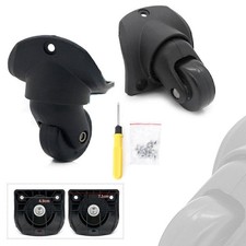 Replacement Luggage Swivel Wheel Suitcase Spinner Wheel Any Bags W016 Pair po