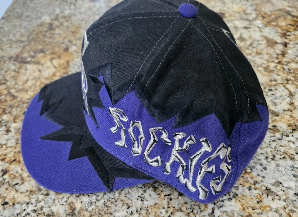 Vintage Colorado Rockies Hat Snap Back Drew Pearson Clutch Player Jagged Edge - Image 2 of 4