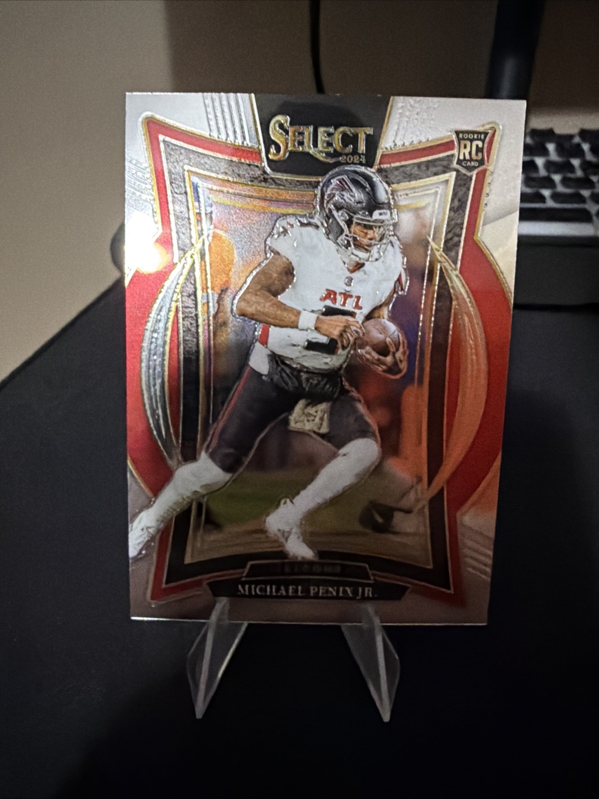 2024 Panini Select - Concourse Michael Penix Jr. #80 Silver Prizm (RC)