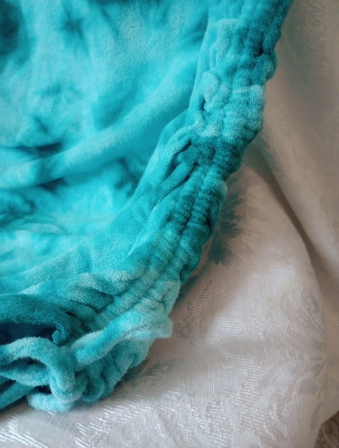 UNDERCOVER Abito ROSA Victoria's Secret Tie Dye Terry Panno Coulisse Laterale Copricostume Taglia L