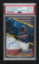 2021 Bowman's Best of Refractor Cooper Kinney #B21-CK PSA 10 GEM MT Auto 10yf