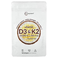 Vitamin D3  K2, 180 Softgels
