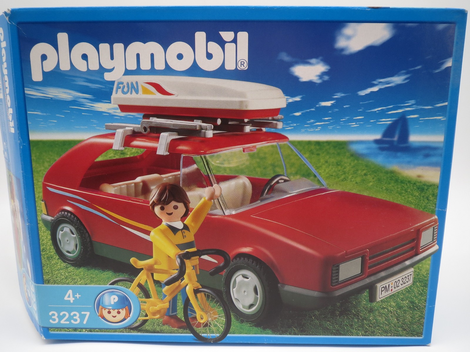 Playmobil 3237 "Familienauto mit Dachbox und Zuhehör" (in OVP) von 2001! #1