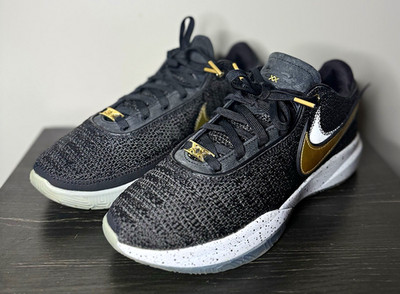 Authentic 2023 Nike LeBron 20  Black Metallic Gold 