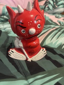 Vintage Rossini Lil’ Devil ceramic piggy bank.  