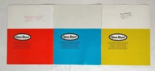 Vintage RV Brochures Open Road Industries Lot of 3