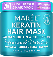 Hair Mask for Damaged Hair - Keratin Treatment Conditioner - Extremely Deep Cond