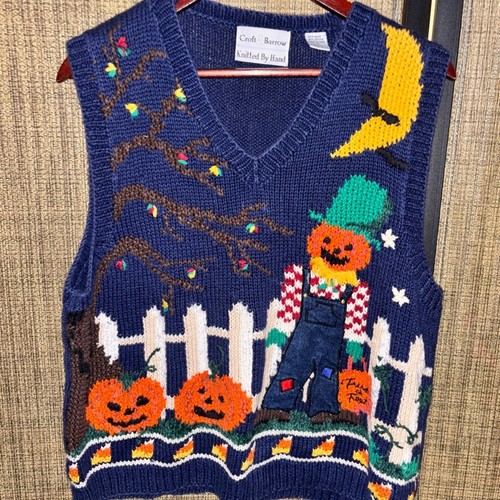 Vintage ugly Halloween sweater size medium