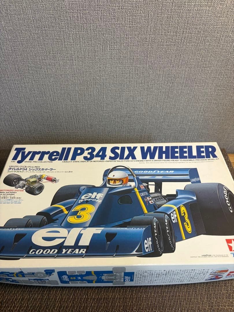 Tamiya 1/20 Tyrell P34 Six Wheeler Plastic Model #3c39ae