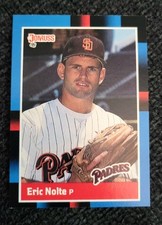 ERIC NOLTE - 1988 Donruss #534  **MINT**  FREE SHIP & RETURN!