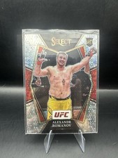 2022 Panini Select UFC Premier Level Disco Prizm Alexandr Romanov #169 Rookie RC