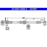 ATE 24.5281-0585.3 Bremsschlauch