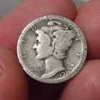 1921-D Mercury Dime G VG semi key