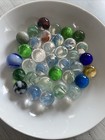 Lot Of 35 Vintage Marbles Biggies Swirled — photo 2