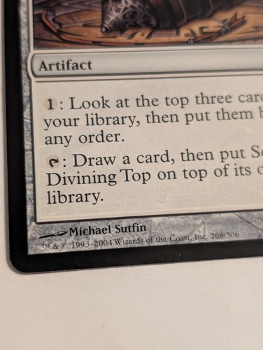 Sensei's Divining Top - Magic The Gathering: Champions Of Kamigawa - WOTC Card - Picture 3 of 4