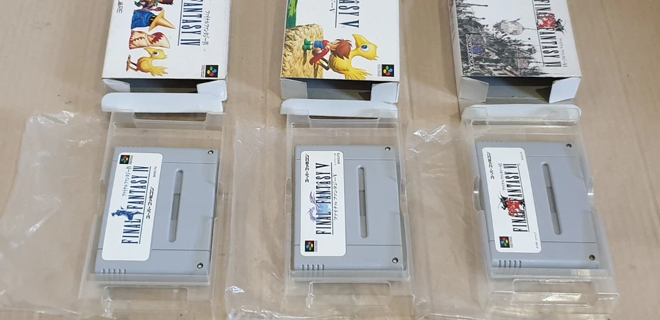 Super Famicom NTSC J SNES Japan Final Fantasy IV, V & VI Boxed, Square 1991 - Image 2 of 4