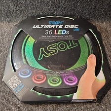 TOSY 36 LEDs Frisbee - Bright Flying Disc, Smart Modes, Glow, Rechargeable