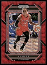 Asia Durr 2023-24 Panini Prizm WNBA Ruby Wave Atlanta Dream #13