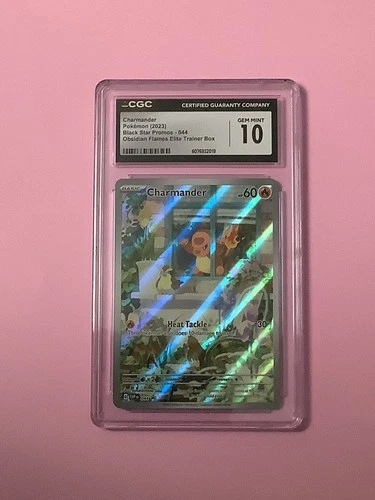 Charmander #044 - Black Star Promo - Obsidian Flames Holo: CGC 10 Gem Mint